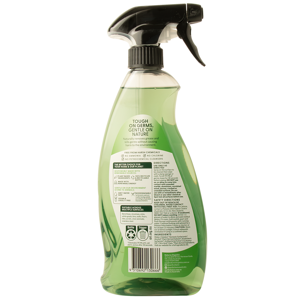 Earth Choice Antibacterial All Purpose Spray 600ml