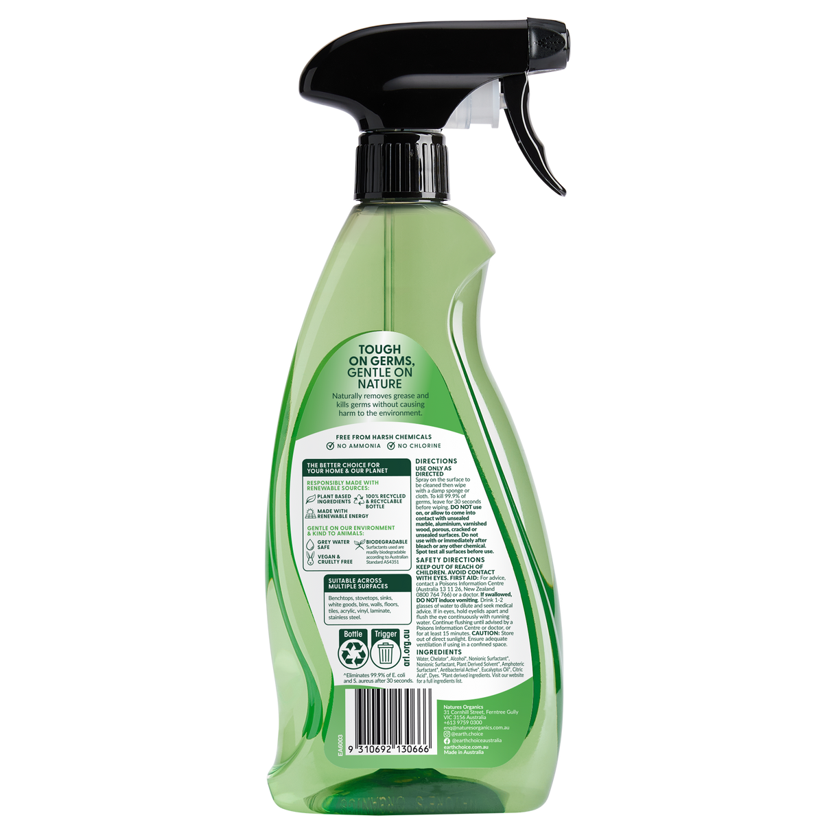 Earth Choice Antibacterial All Purpose Spray 600ml