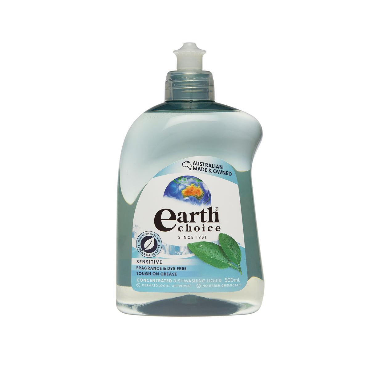 Earth Choice Sensitive Concentrated Dishwashing Liquid 500ml