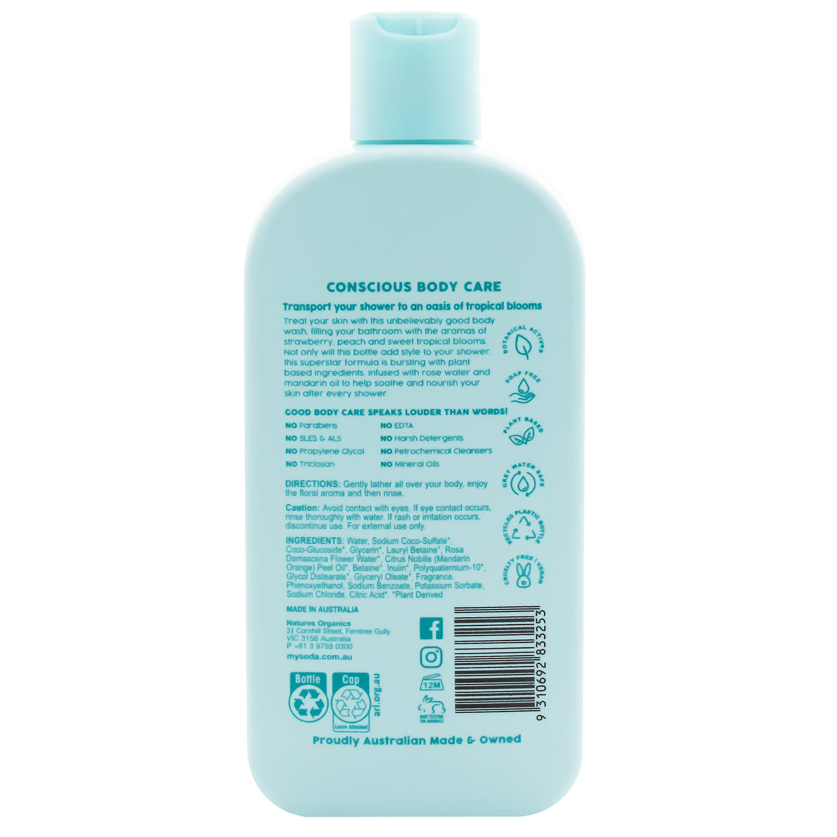 My Soda Tropics in Bloom Body Wash 500ml