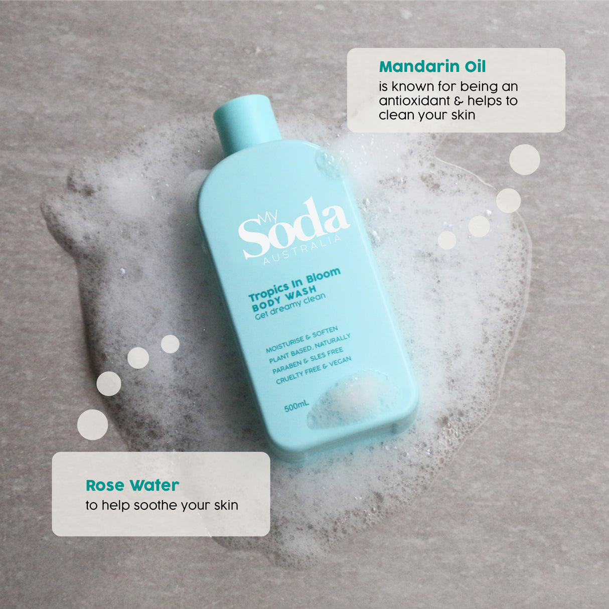 My Soda Tropics in Bloom Body Wash 500ml