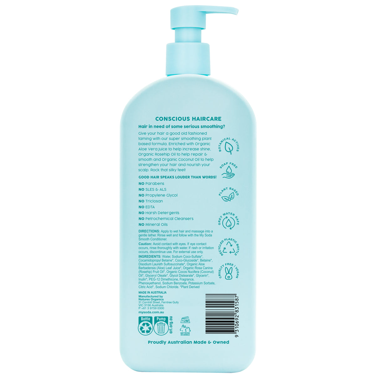My Soda Smooth Shampoo 800ml