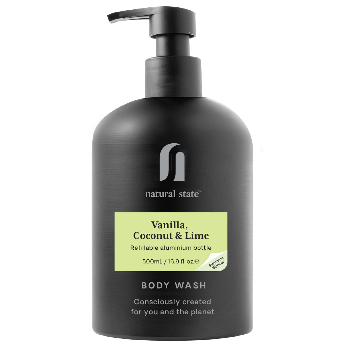 Natural State Vanilla, Lime and Coconut Body Wash 350ml