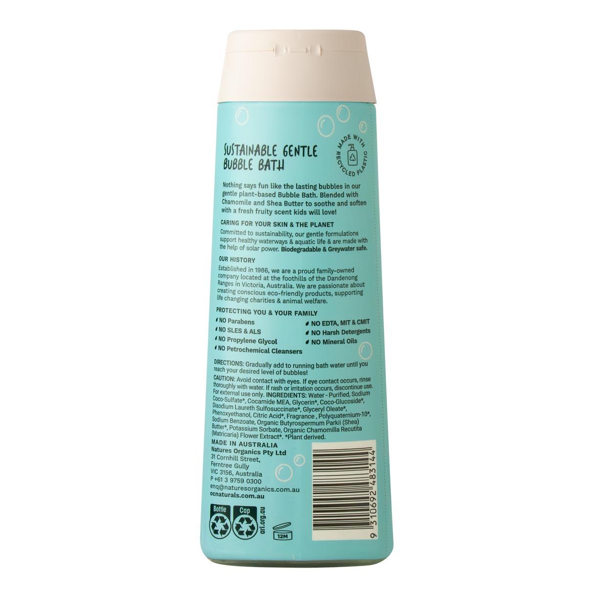 OC Kids Tutti Fruity Bubble Bath 400ml