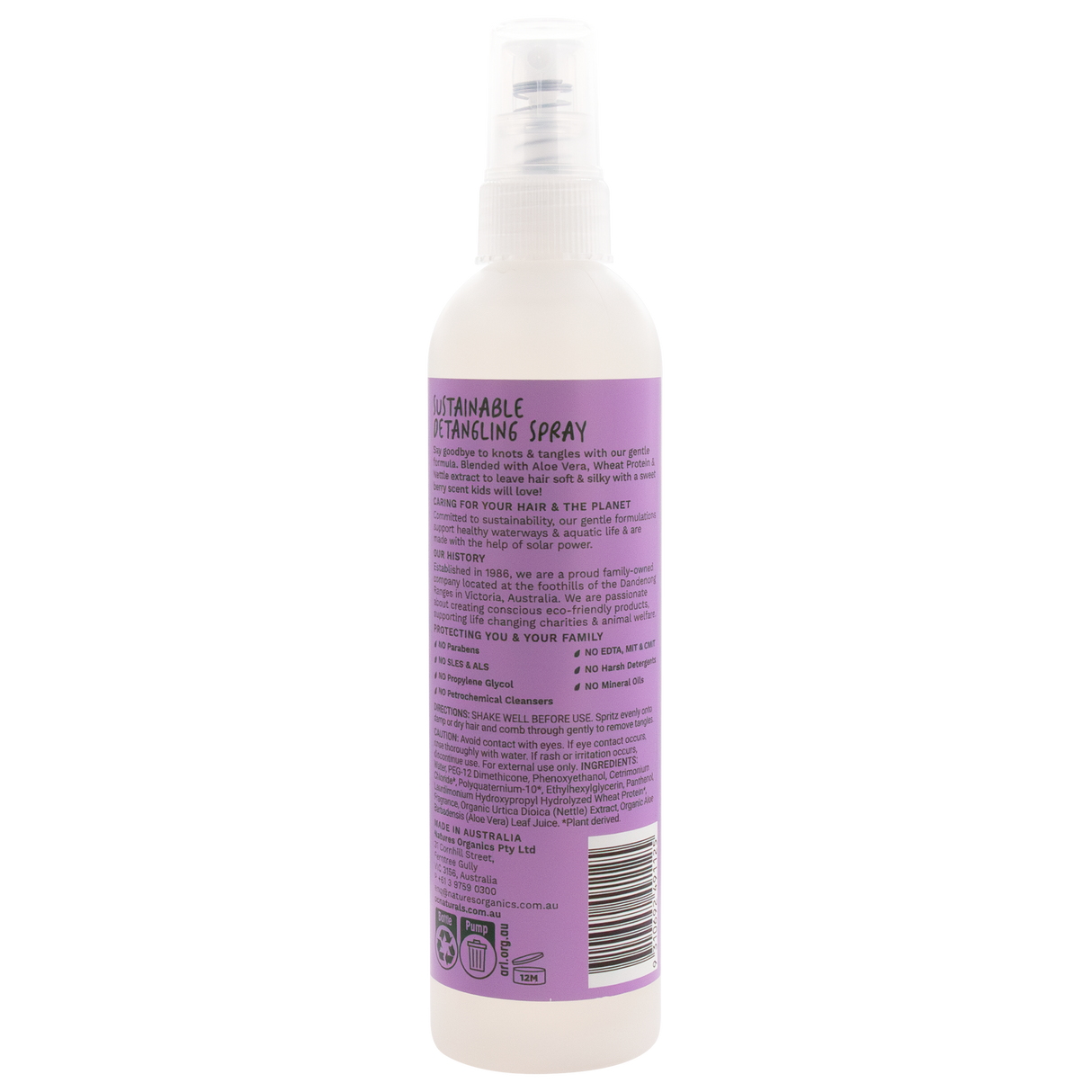 OC Kids Berry Bliss Detangling Spray 250ml