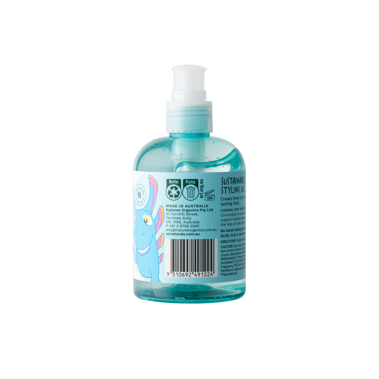 OC Kids Tutti Fruity Styling Gel 250ml