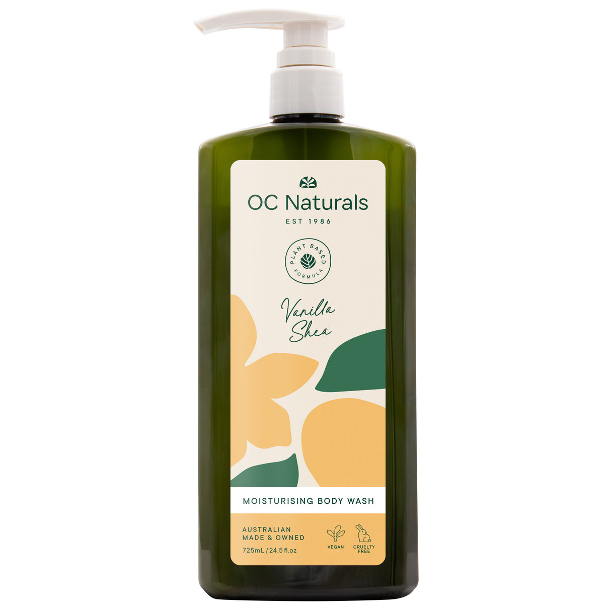 OC Naturals Vanilla Shea Moisturising Body Wash 725ml