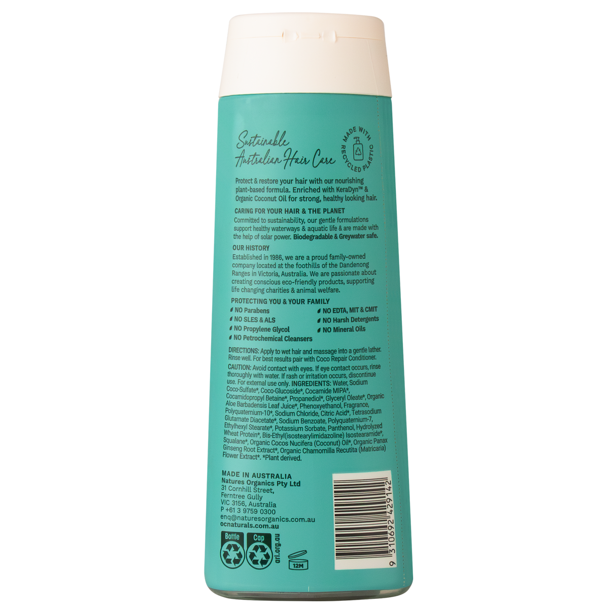 OC Naturals Coco Repair Shampoo 400ml