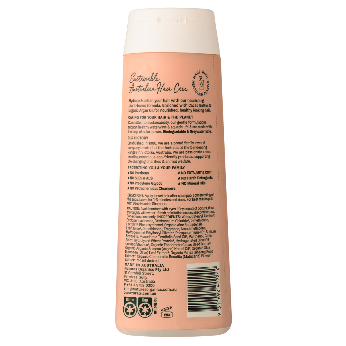 OC Naturals Deep Nourish Conditioner 400ml