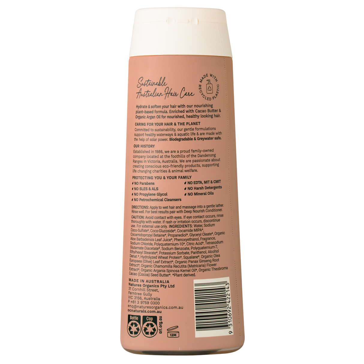 OC Naturals Deep Nourish Shampoo 400ml