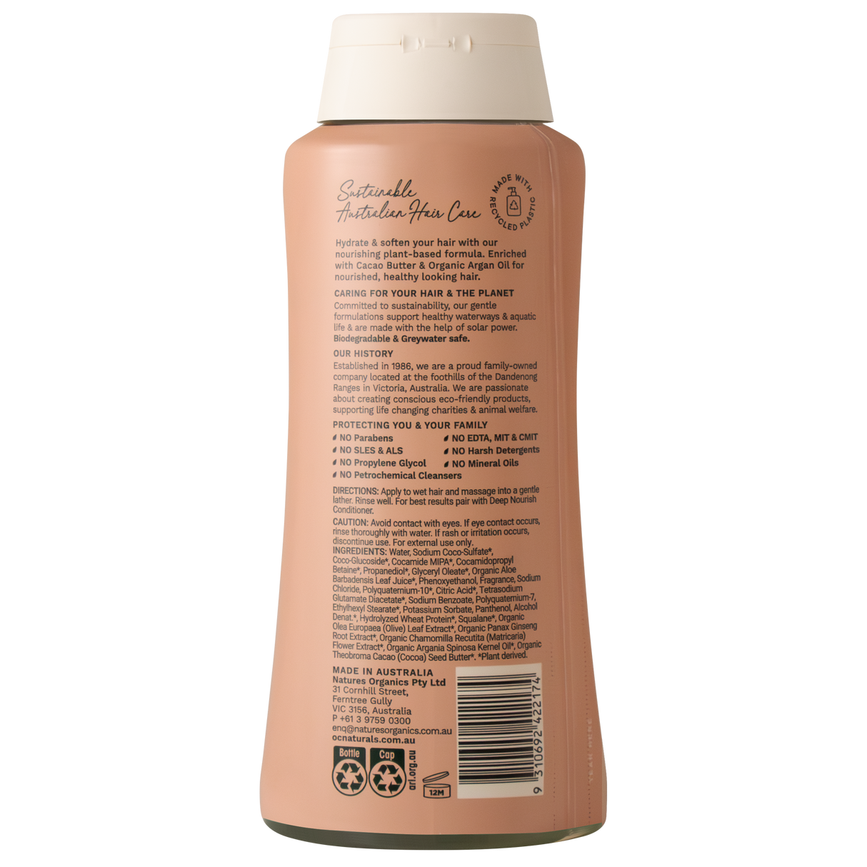 OC Naturals Deep Nourish Shampoo 725ml