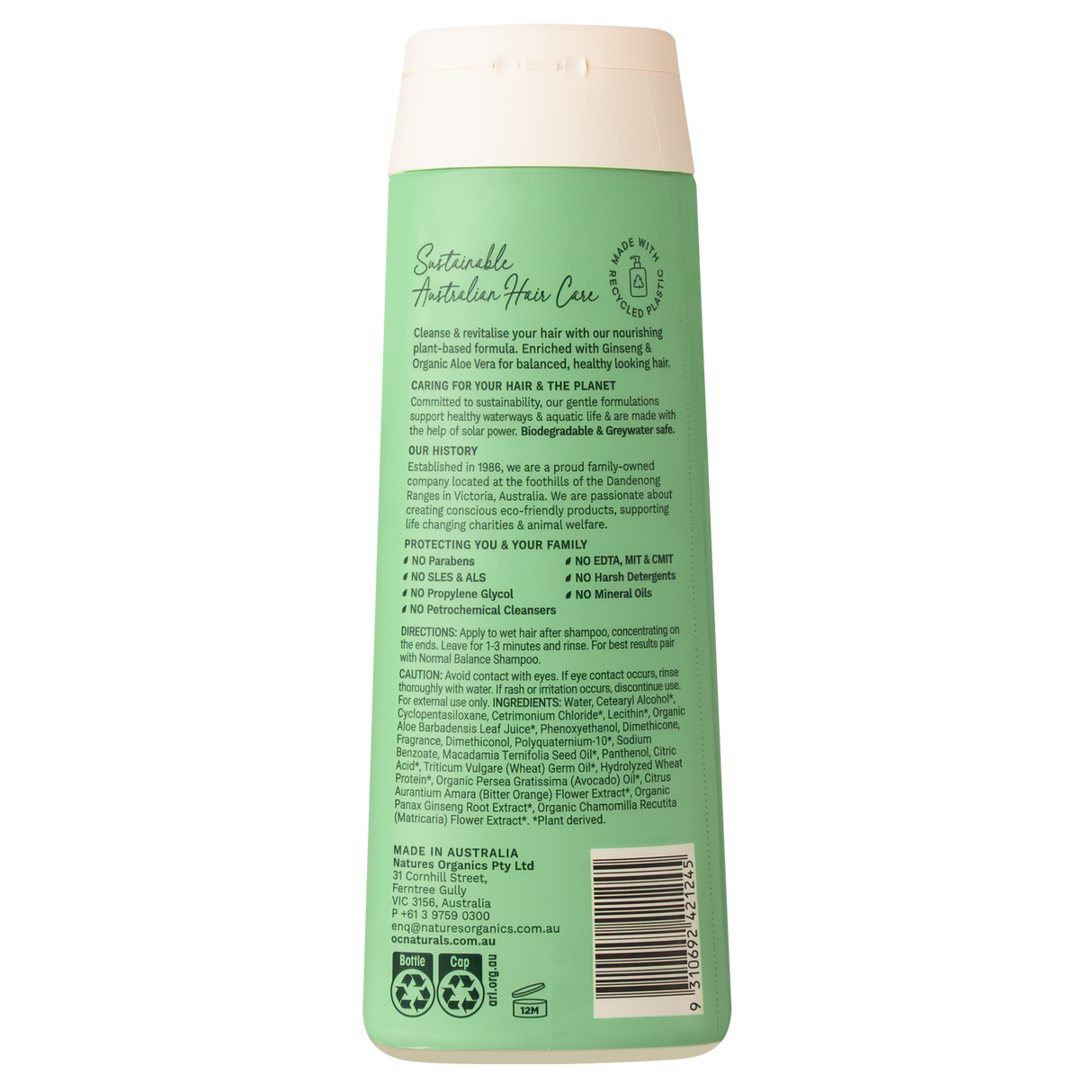 OC Naturals Normal Balance Conditioner 400ml