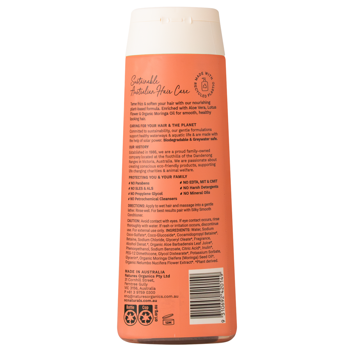 OC Naturals Silky Smooth Shampoo 400ml