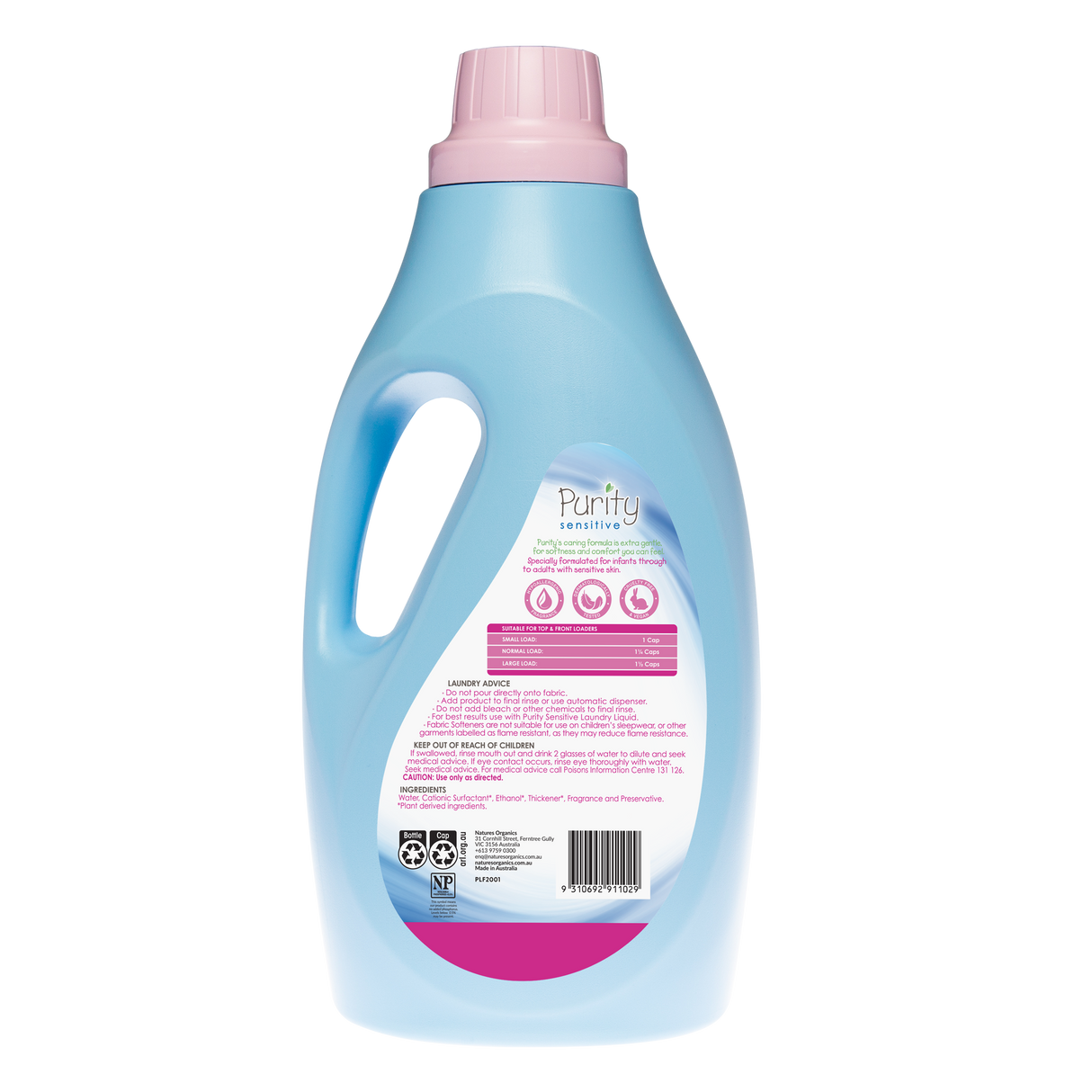 Purity Sensitive Fabric Softener 2L