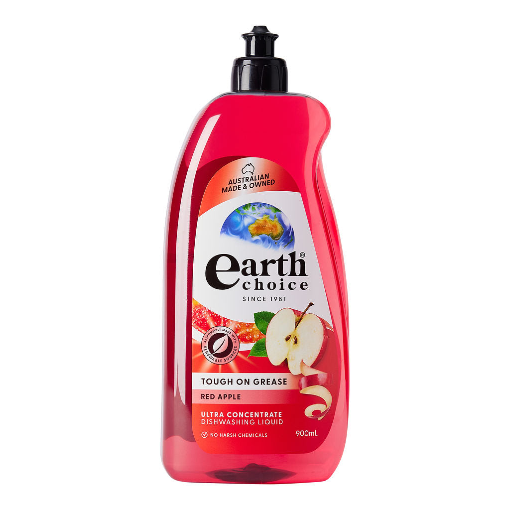 Earth Choice Red Apple Concentrate Dishwashing Liquid 900ml