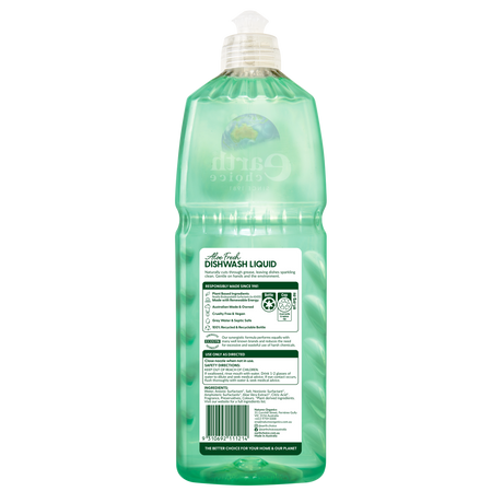 Earth Choice 1L Dishwashing Liquid - Aloe Fresh