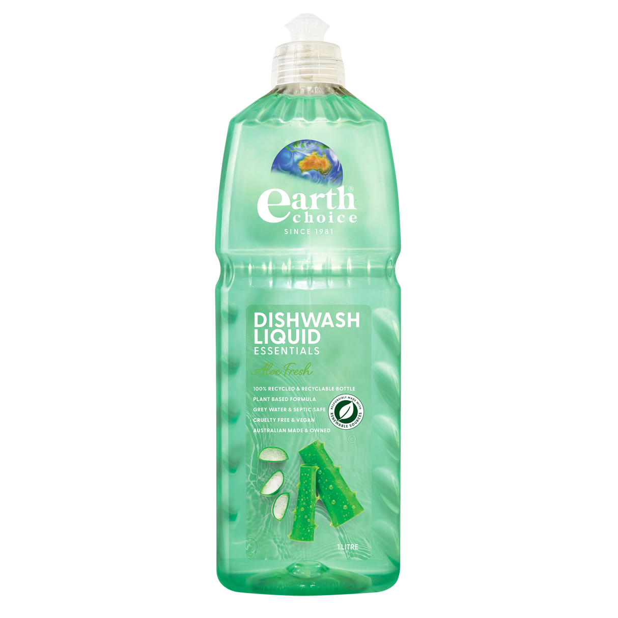 Earth Choice 1L Dishwashing Liquid - Aloe Fresh