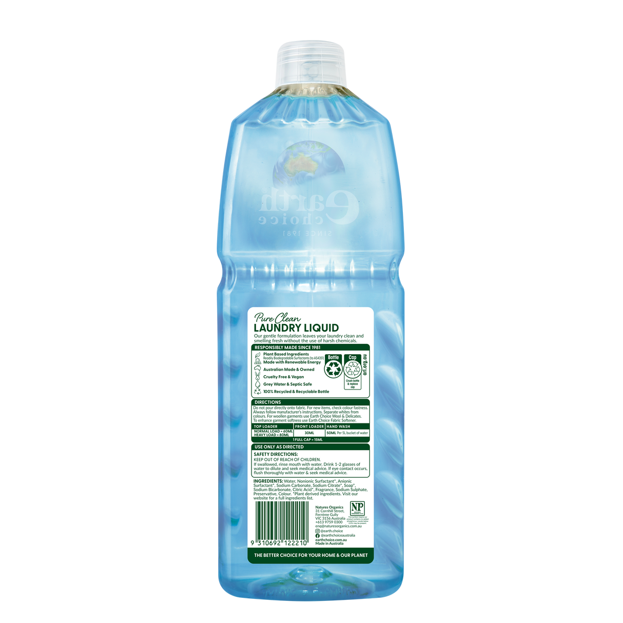 Earth Choice Laundry Liquid 1L