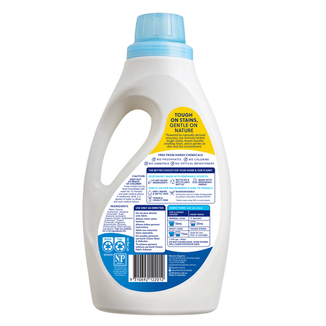 Earth Choice Ultra Concentrate Laundry Liquid Top & Front Loader 1L