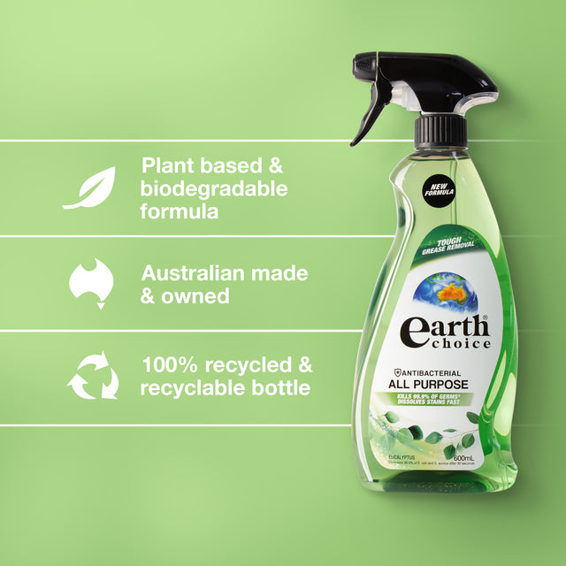 Earth Choice Antibacterial All Purpose Spray 600ml Natures Organics