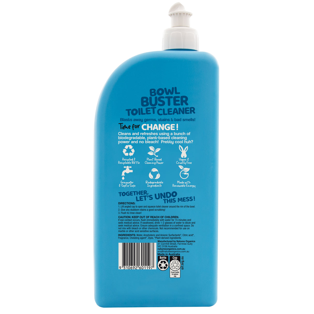 Undo This Mess Bowl Buster Toilet Cleaner 900ml