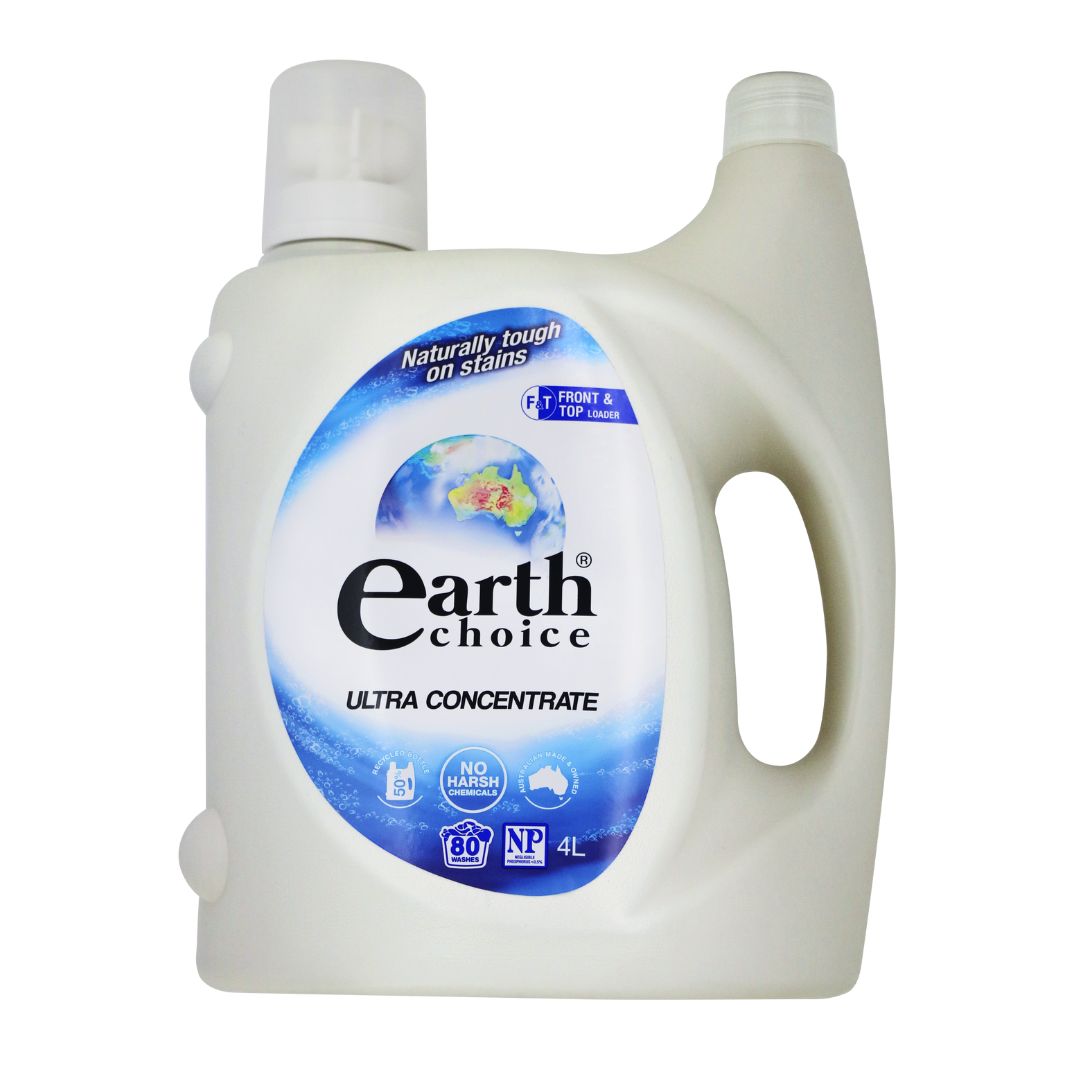 Earth Choice Ultra Concentrate Laundry Liquid Top & Front Loader 4L
