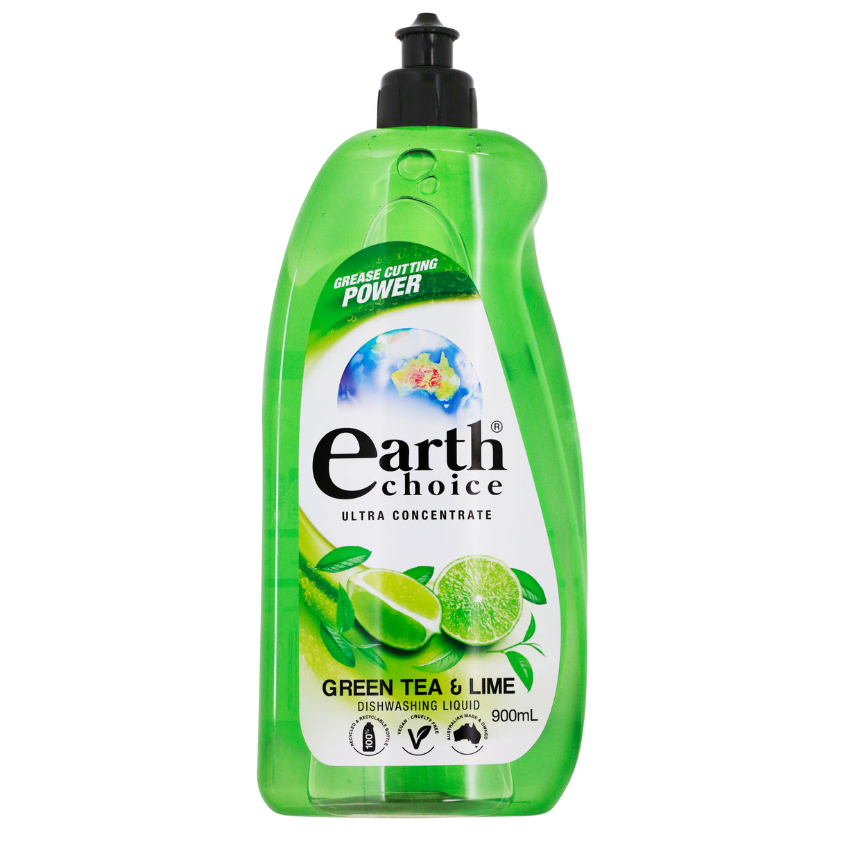 Earth Choice Green Tea & Lime Concentrate Dishwashing Liquid 900ml