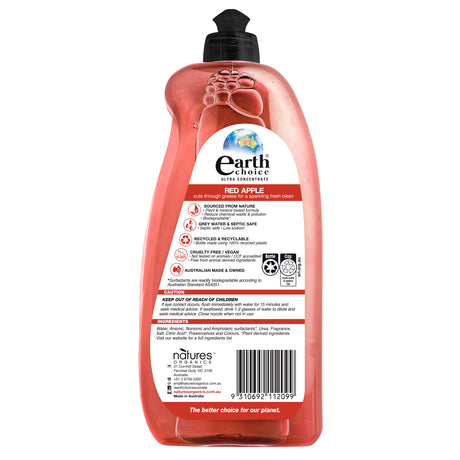 Earth Choice Red Apple Concentrate Dishwashing Liquid 900ml