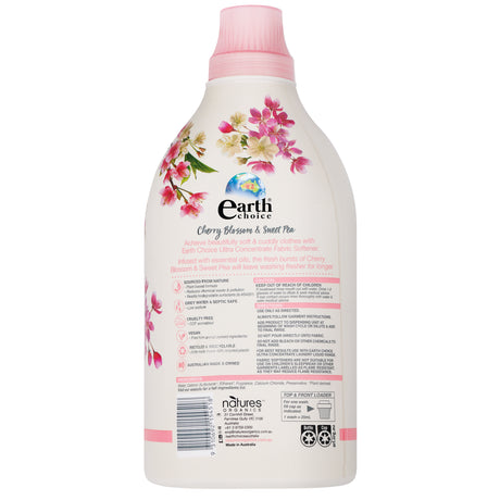 Earth Choice Fabric Softener Cherry Blossom 1L