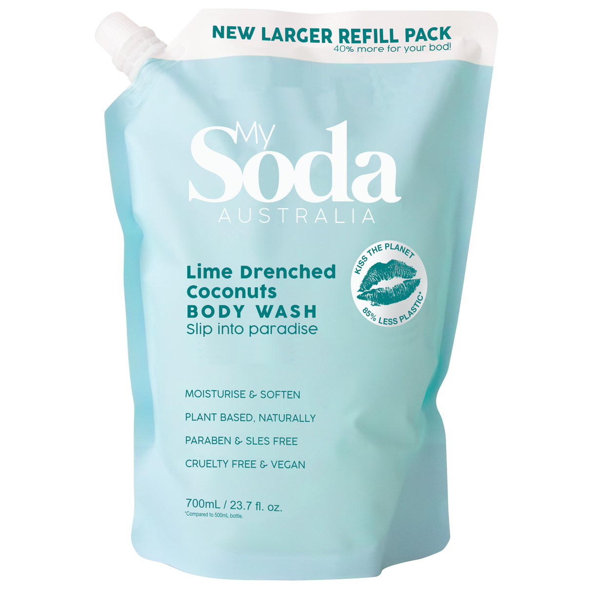 My Soda Lime Drenched Coconuts Body Wash Refill 700ml