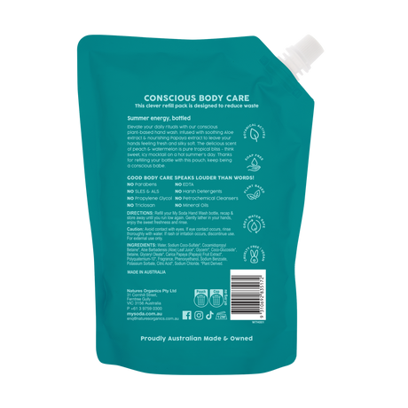 My Soda Peachy Melon Sorbet Hand Wash Refill 700ml