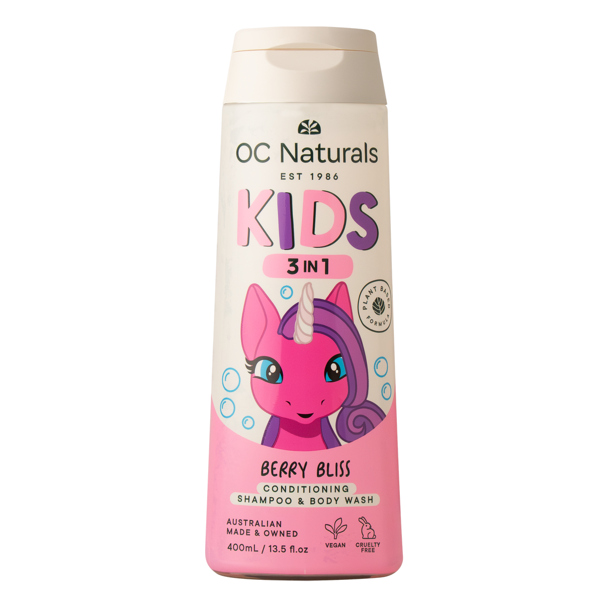 OC Kids 3in1 Berry Bliss Conditioning Shampoo & Body Wash 400ml