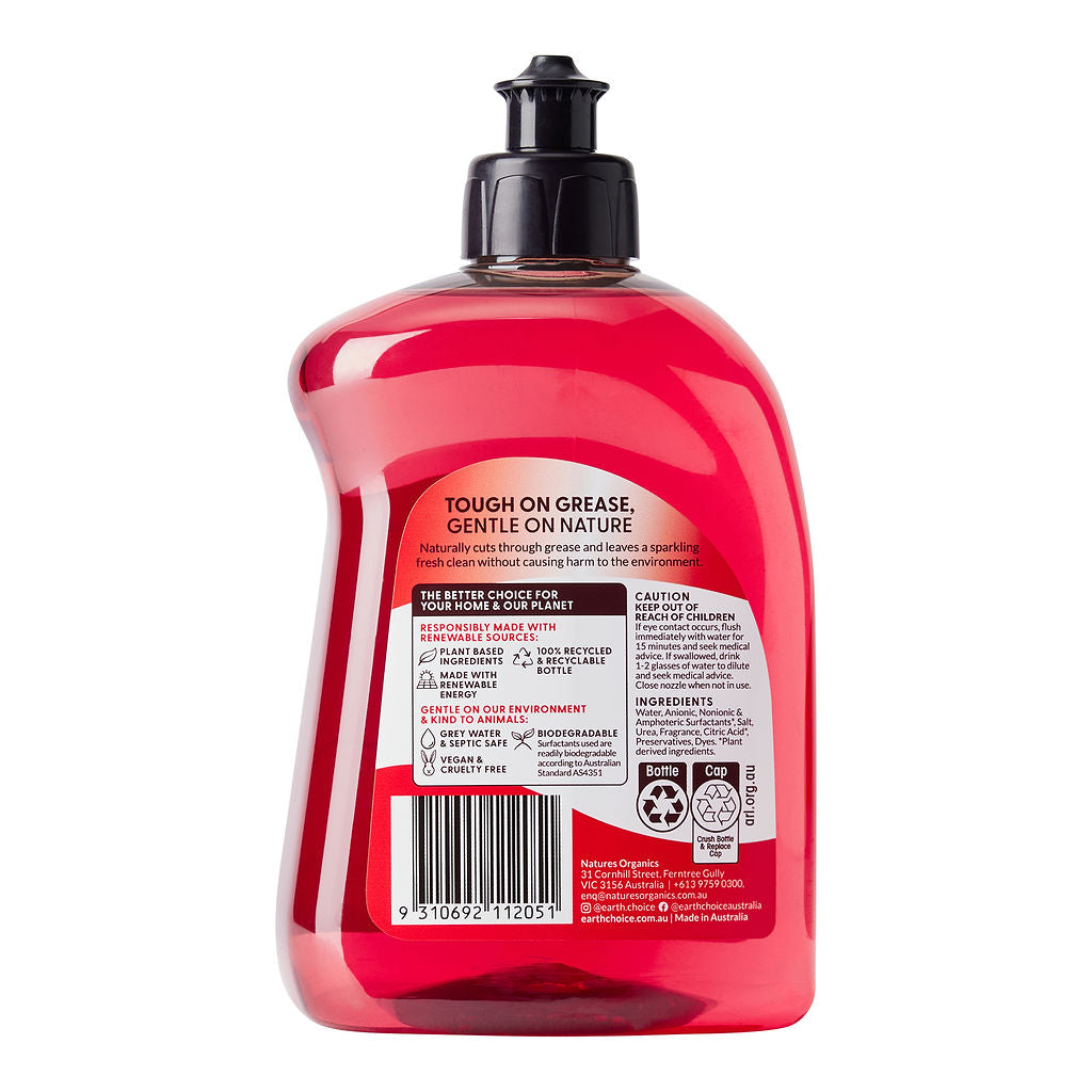 Earth Choice Red Apple Concentrate Dishwashing Liquid 500ml